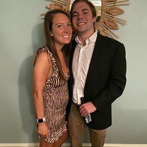 Zebra print mini dress!